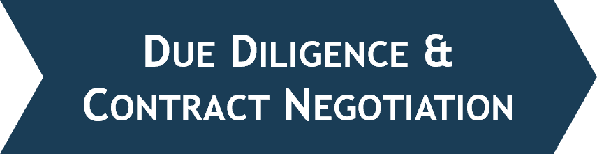 Phase 3 Due Diligence and contract negotation